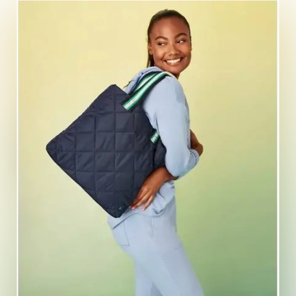 Loft Lou & Grey Quilted Navy Tote Bag
Soft and Lightweight